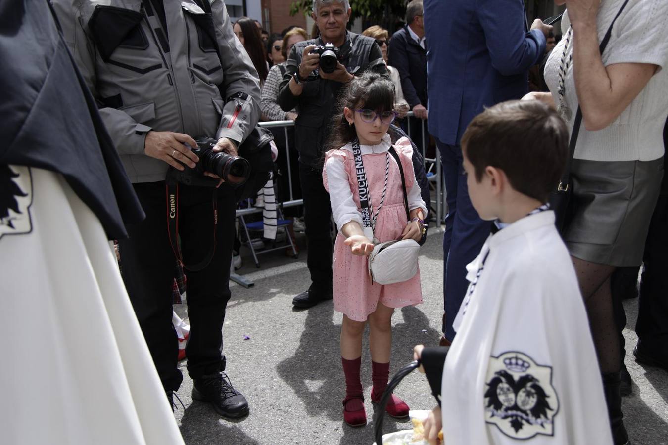 Salida de la Hermandad del Cachorro en la Semana Santa de Sevilla 2025 