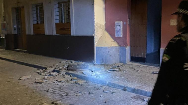 Así se encontraba la arqueta durante la Madrugada