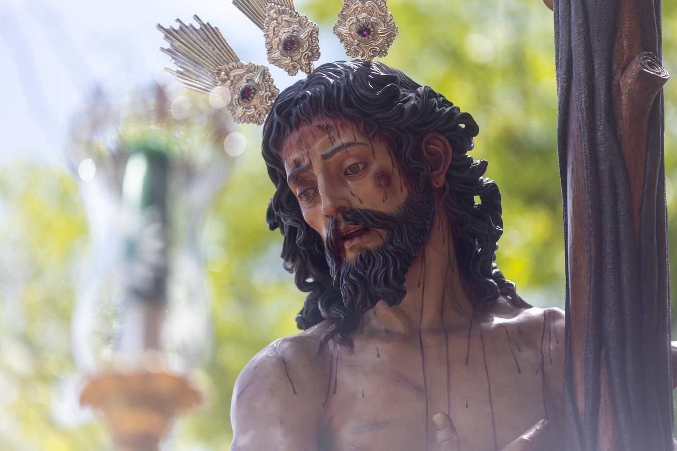 La Hermandad del Sol, a su paso por los Jardines de Murillo