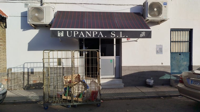 Fachada de la tienda en la que tuvo lugar el robo