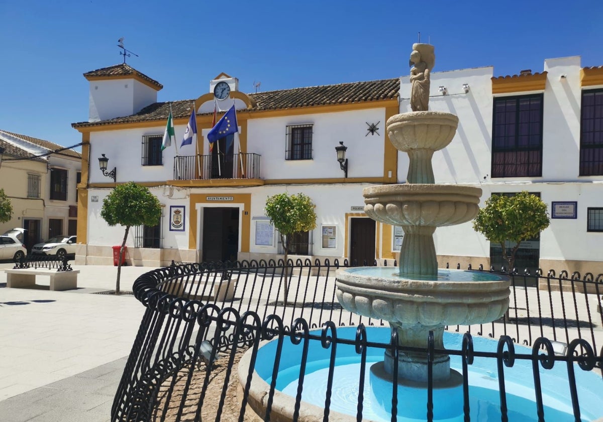 Plaza del Ayuntamiento de Aguadulce, en una imagen de archivo
