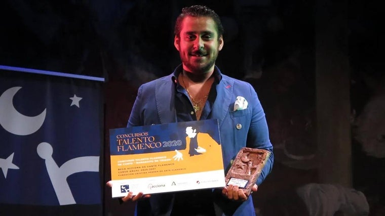 Manuel Cantarote en el concurso de Talento Flamenco