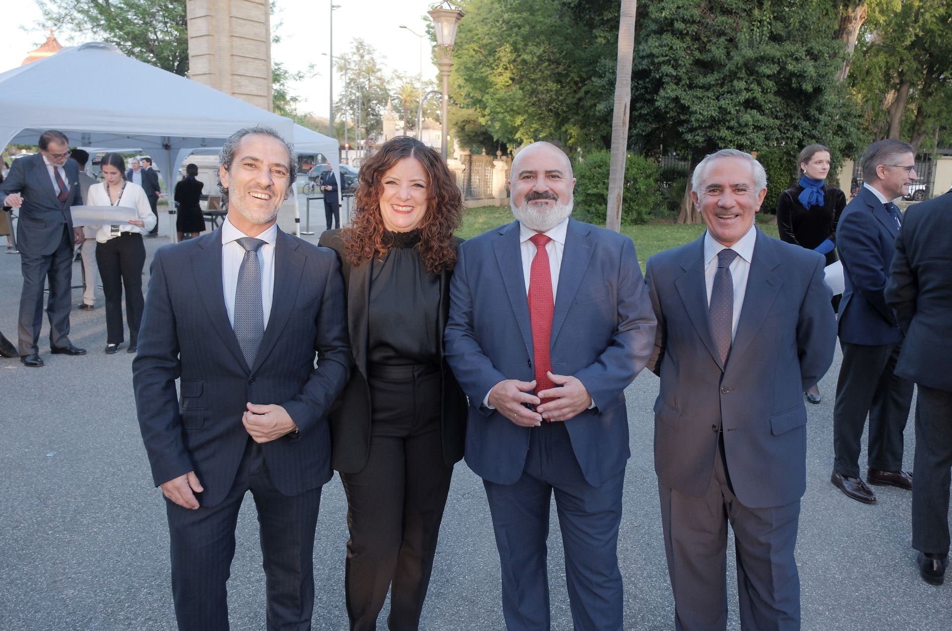 Álvaro Flores, Isabel Guerrero, José Vicente Flores y Federico Flores