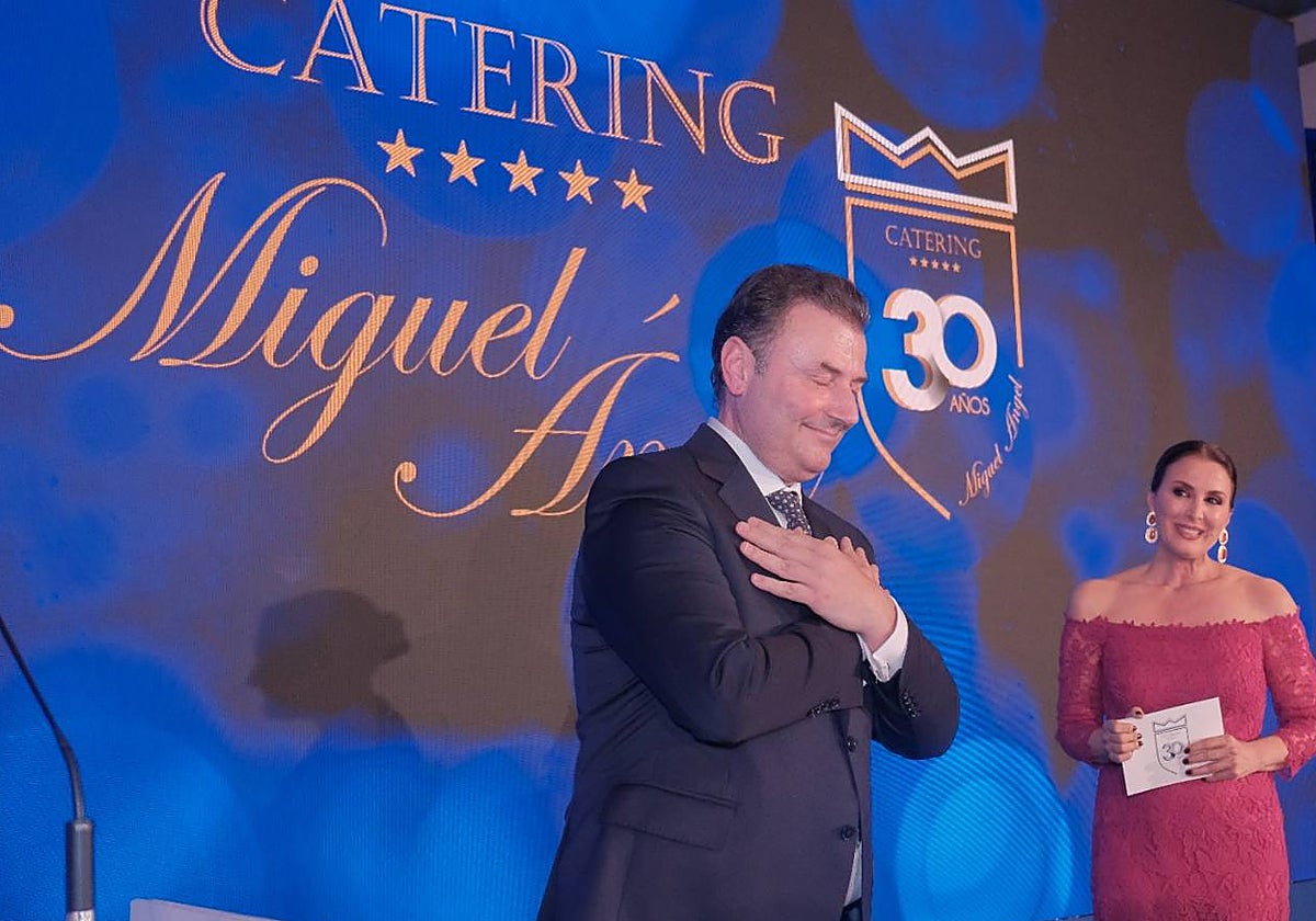 Miguel Ángel Jurado agradece el cariño y respeto de los asistentes al acto