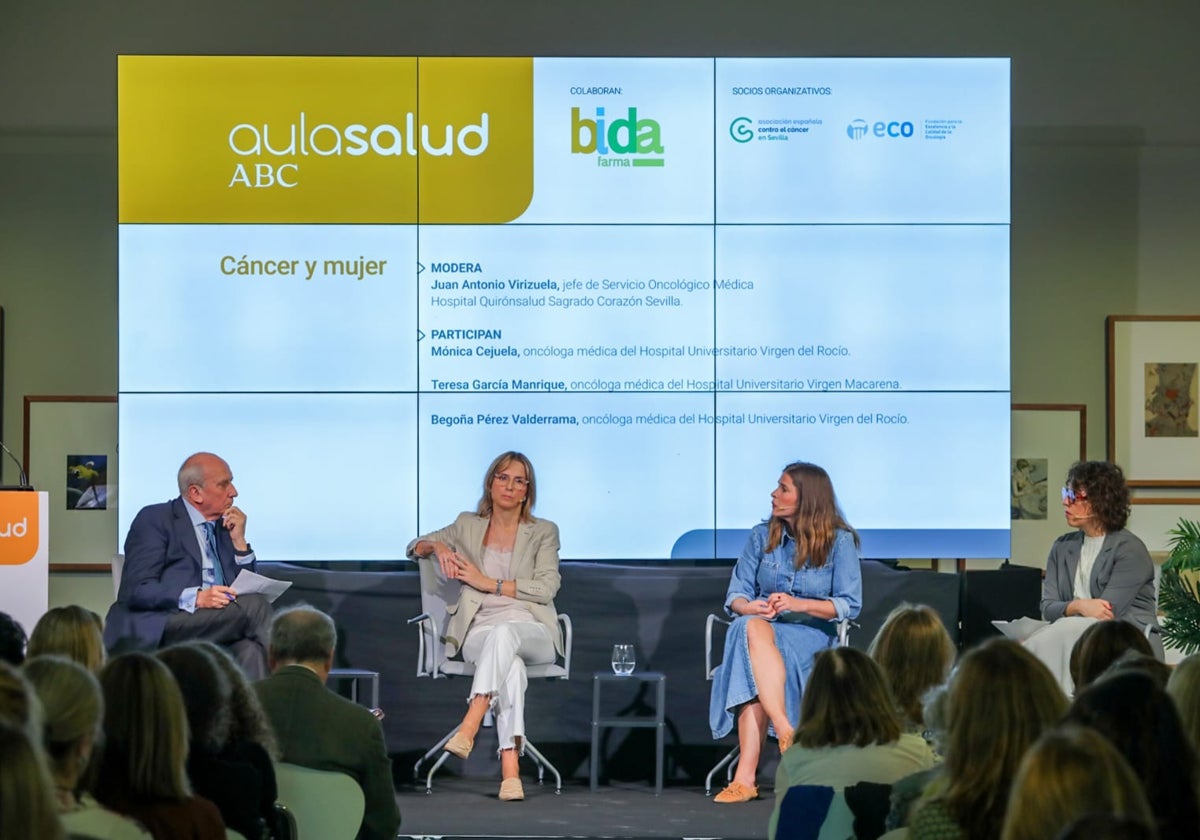 Juan Antonio Virizuela, Begoña Pérez, Mónica Cejuela y Teresa García