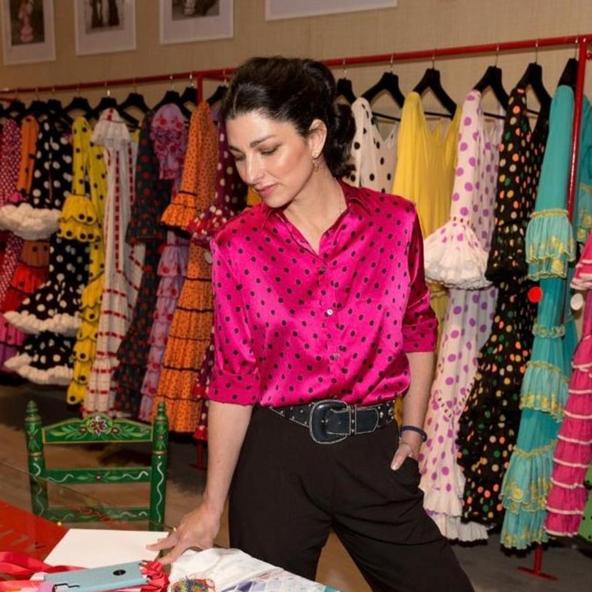 La diseñadora de moda flamenca Rocío Peralta