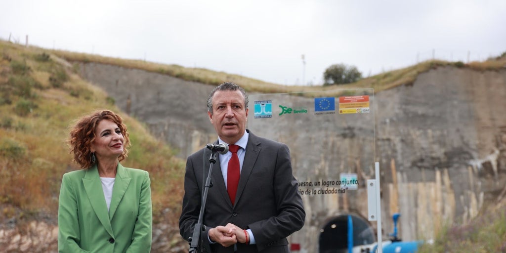 Inaugurado el túnel del embalse del Huesna en Sevilla, el segundo en servicio más grande de Andalucía con una inversión de 50 millones de euros