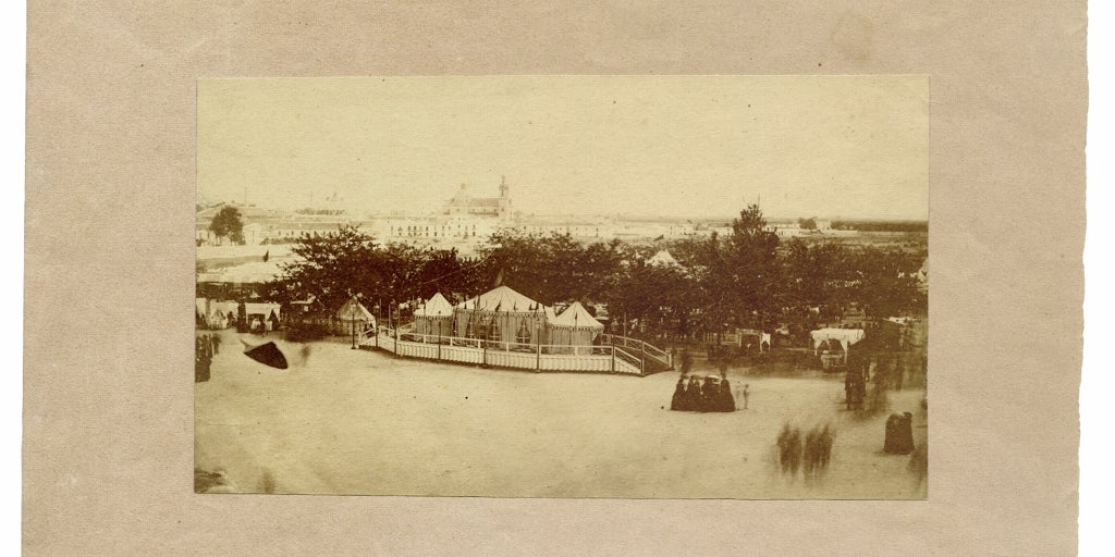 La primera fotografía de la Feria de Sevilla puede verse en el Museo de Bellas Artes