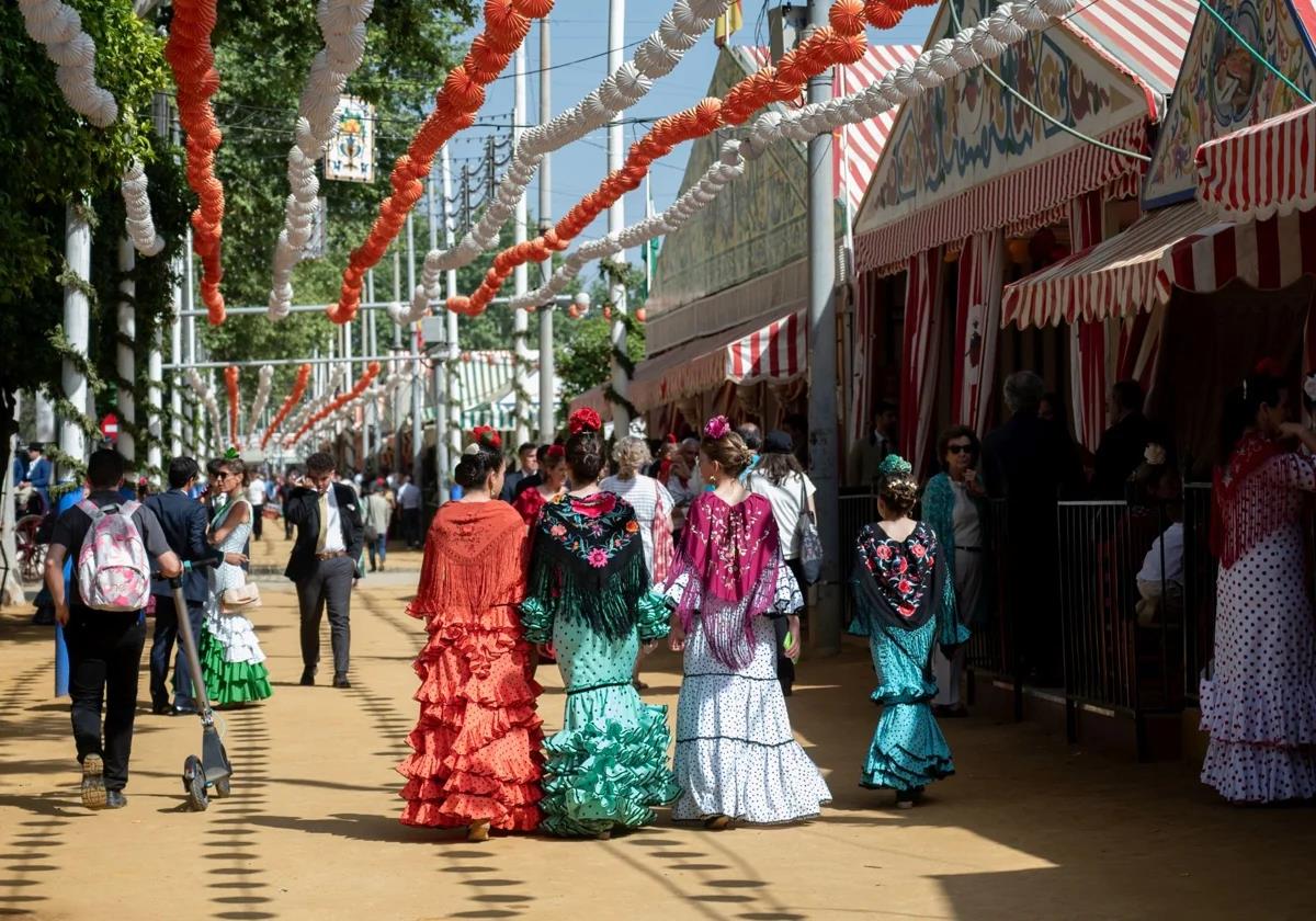 El real de Los Remedios de la Feria de Abril de Sevilla