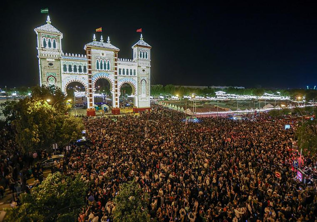 Una imagen de la noche del alumbrado de 2024