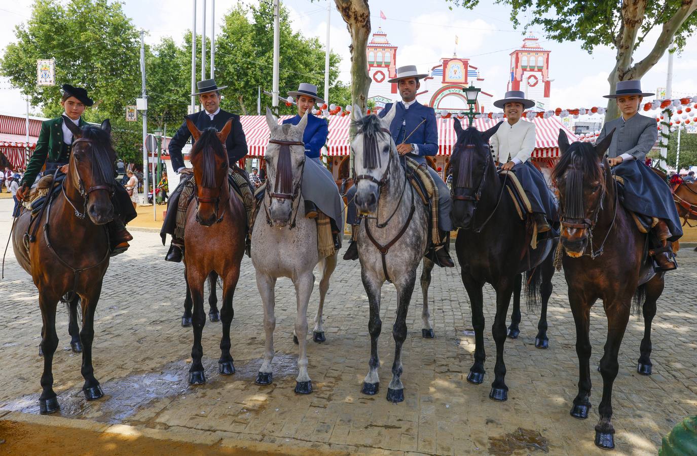 Ambiente en el Real el martes de Feria