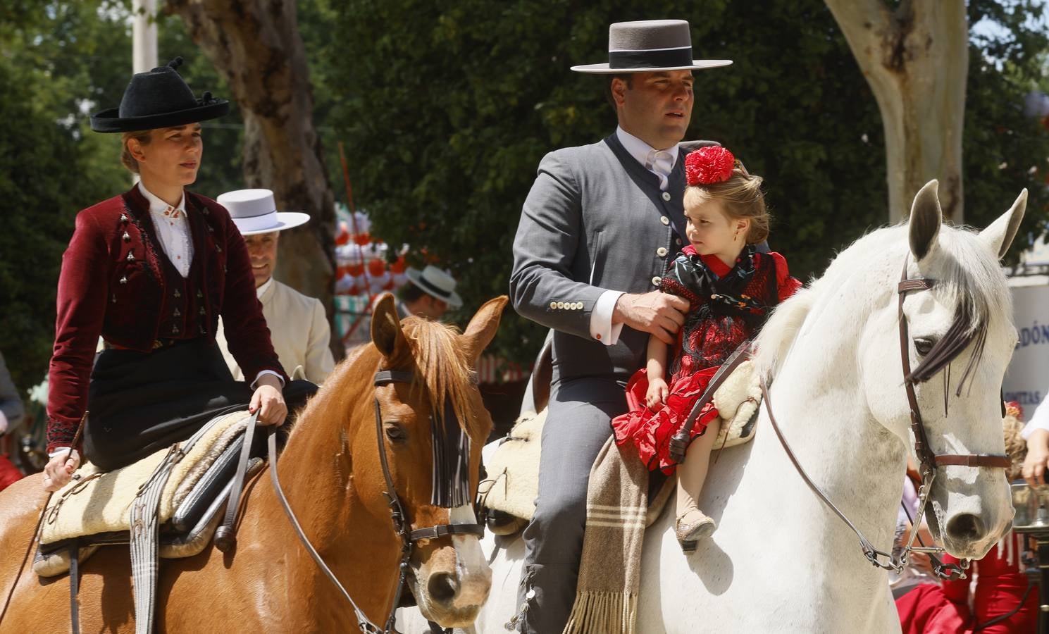 Ambiente en el Real el martes de Feria