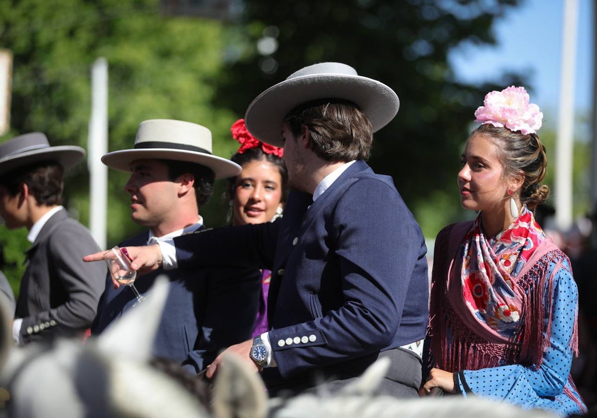 Paseo de caballos este martes de Feria