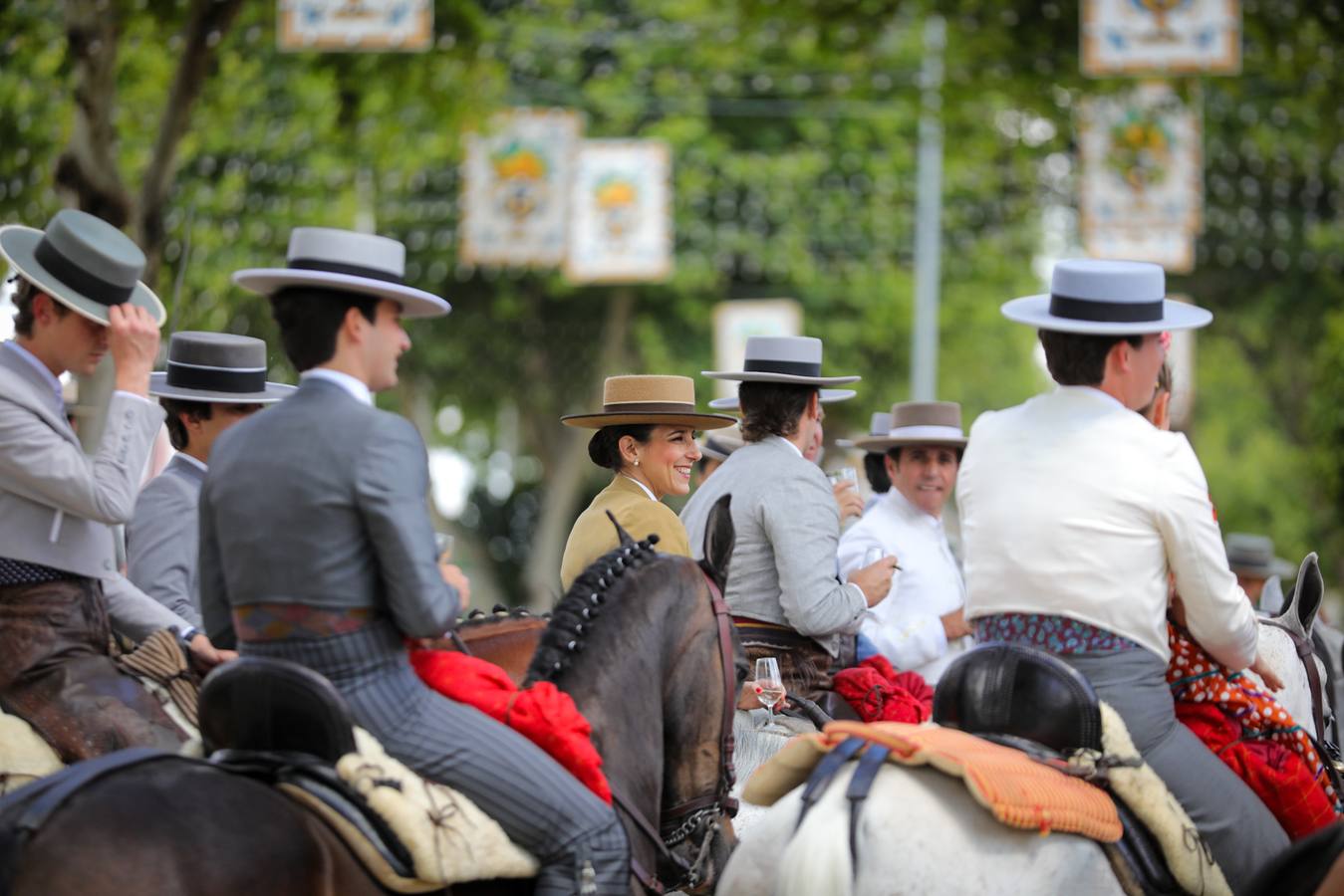 Ambiente en el Real el martes de Feria