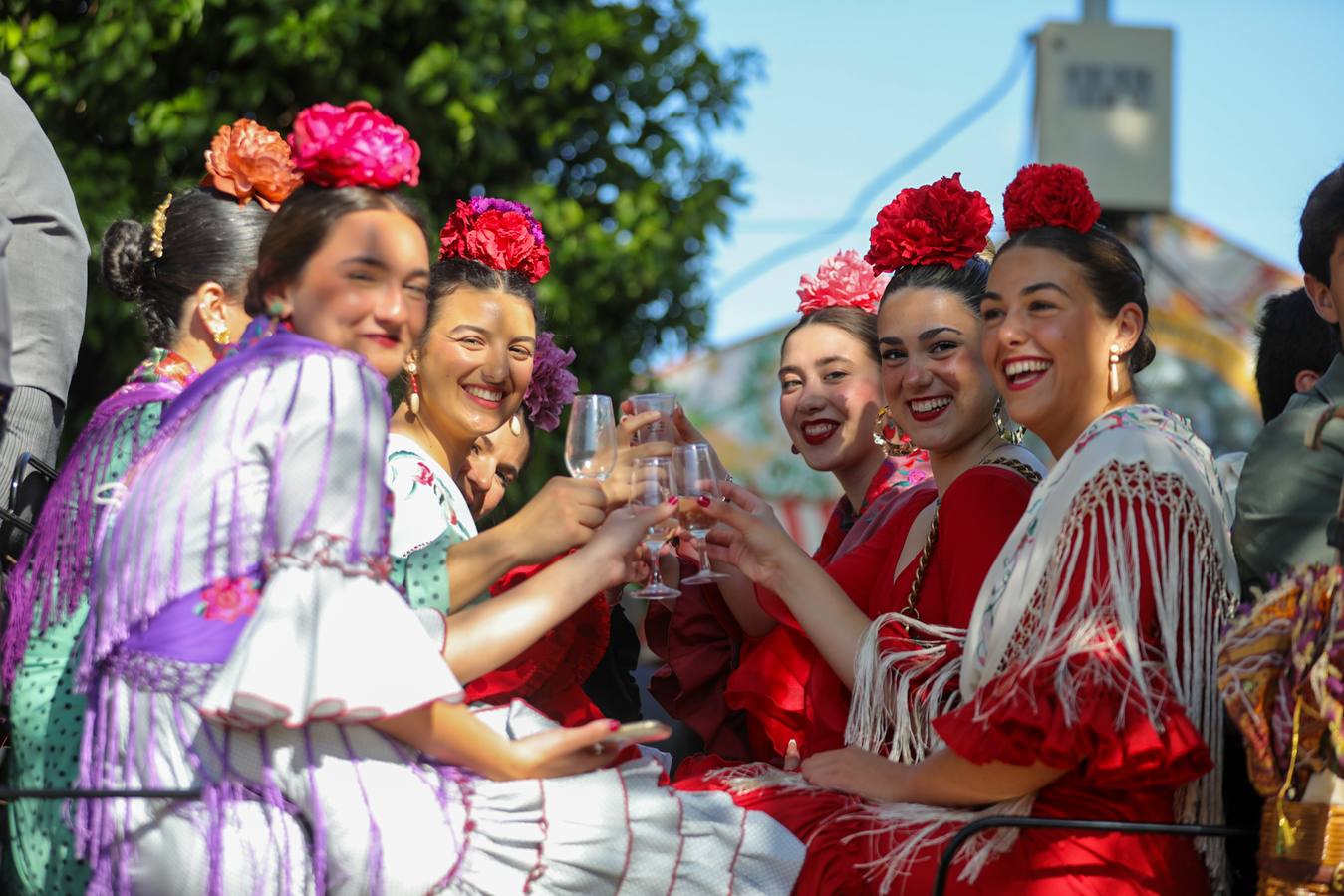 Ambiente en el Real el martes de Feria