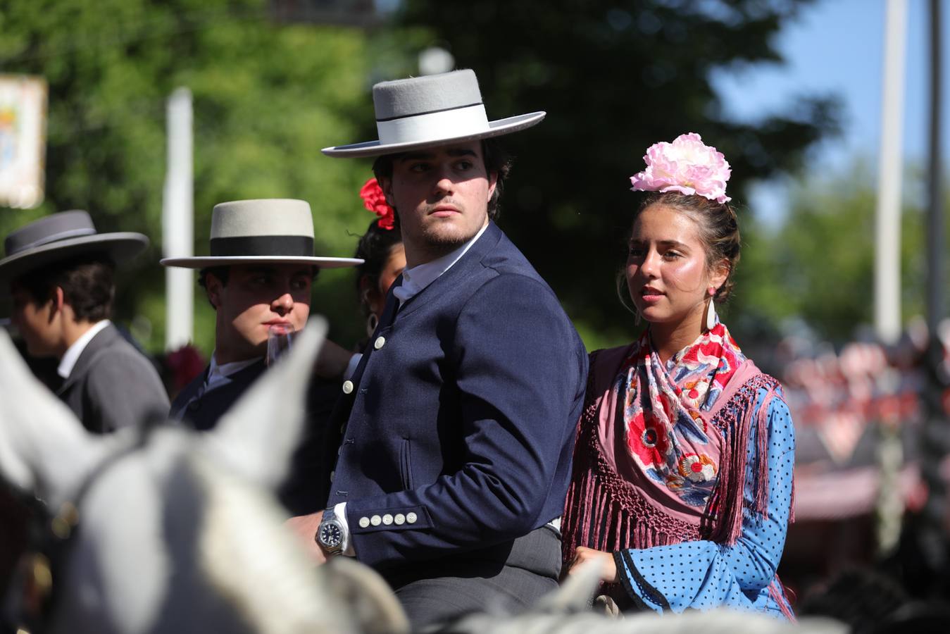 Ambiente en el Real el martes de Feria