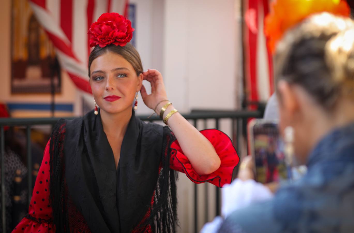 Ambiente en el Real el martes de Feria