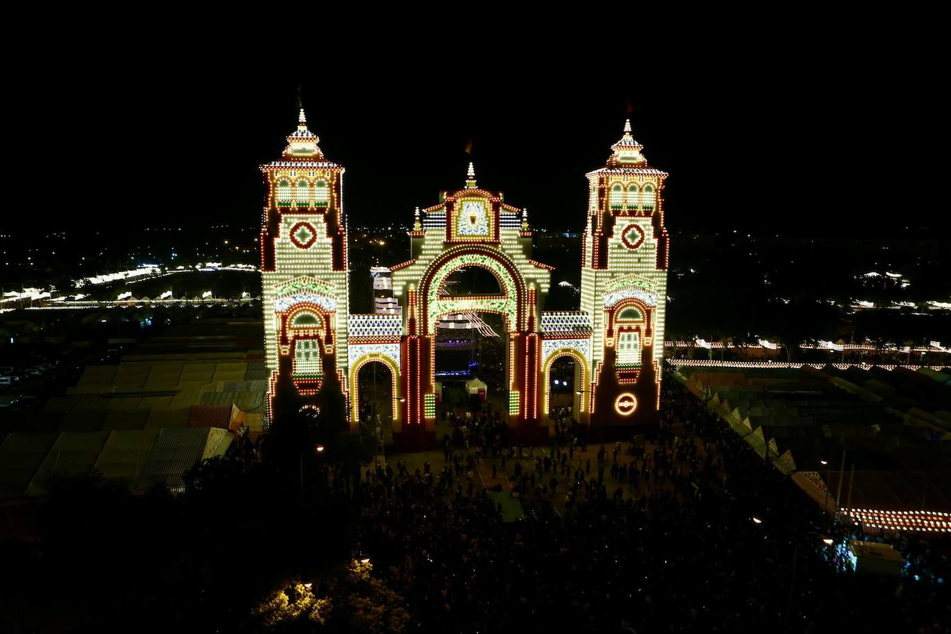 Alumbrado de la Feria de Sevilla 2025