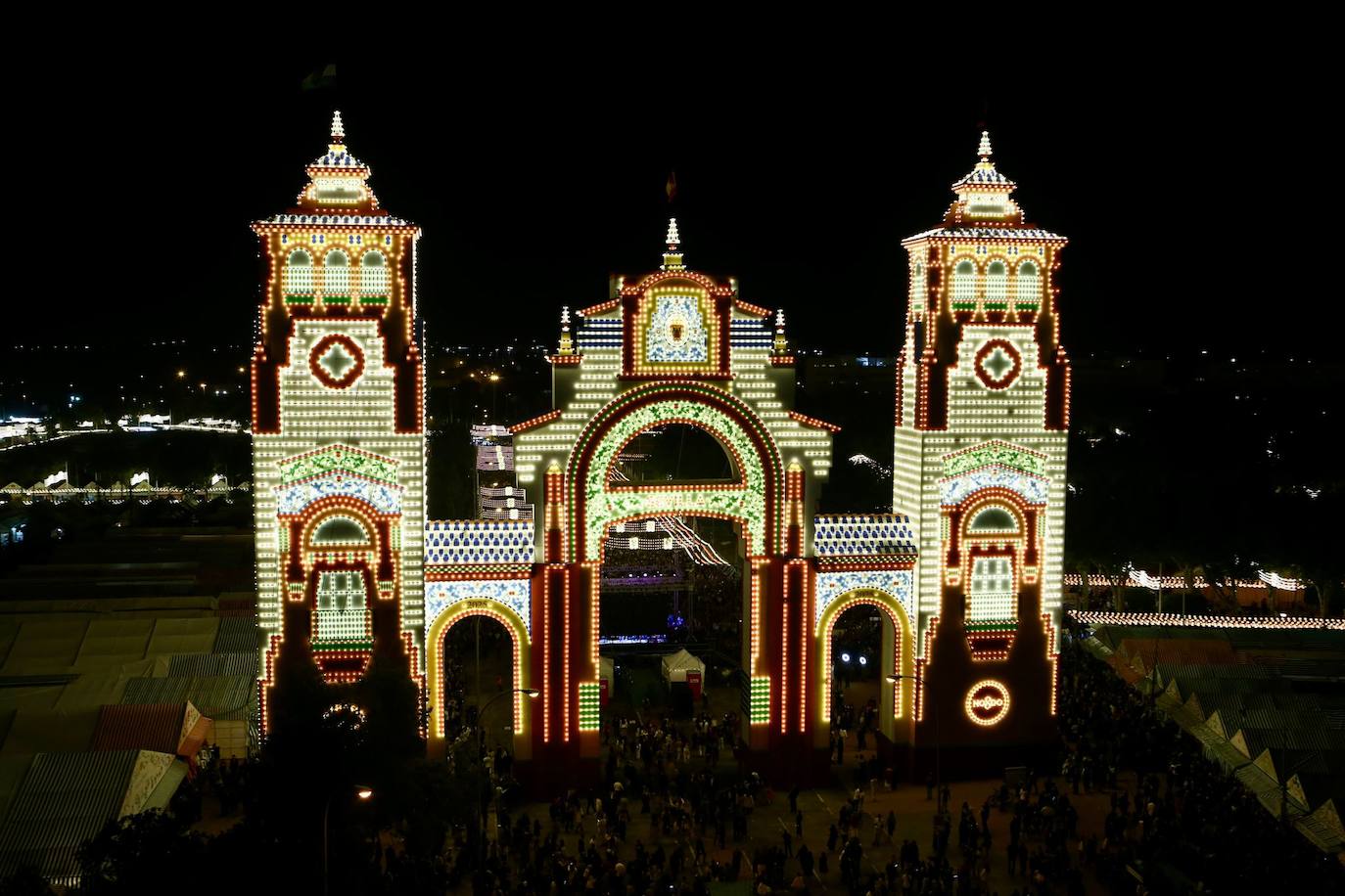 Alumbrado de la Feria de Sevilla 2025