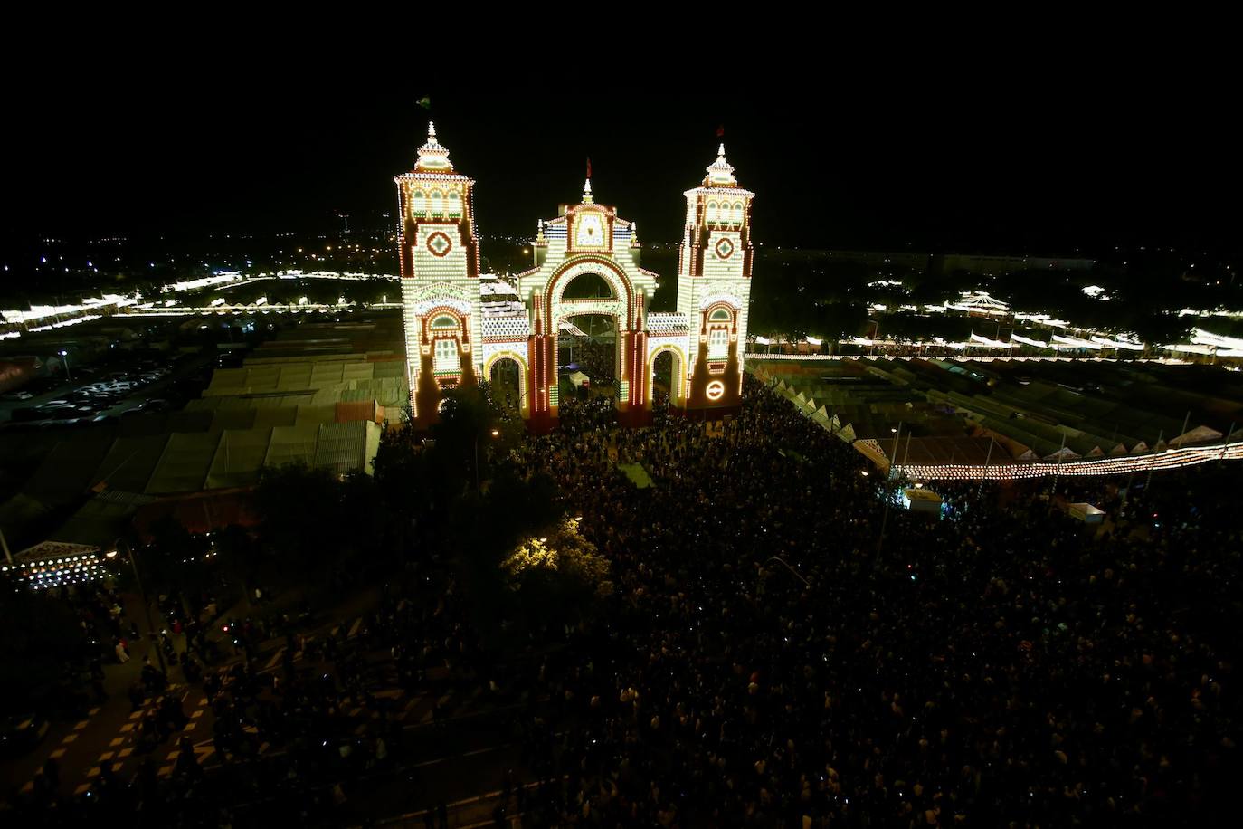 Alumbrado de la Feria de Sevilla 2025