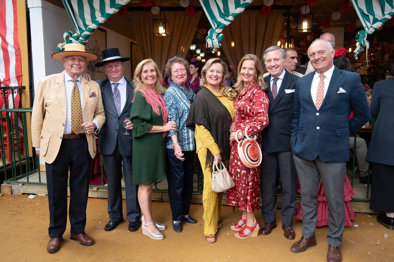 Marcelo, Eduardo, Gema, Rocío, Marta, Kika, Gonzalo e Ignacio Bonet
