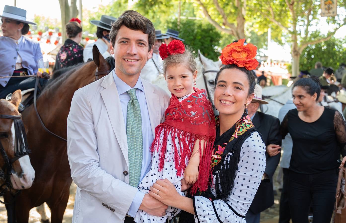 Ignacio y Rocío Gómez y Rocío Moreno