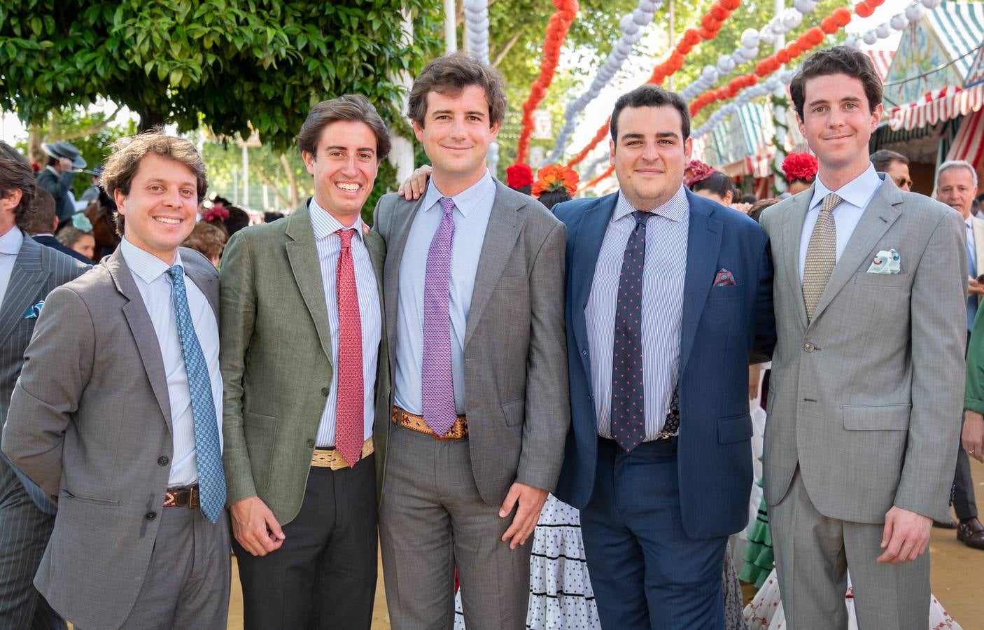 Patricio de Terry, Francisco Castro, Jaime Fernández Aramburu, Gonzaga Carvajal y Armando Fernández Aramburu