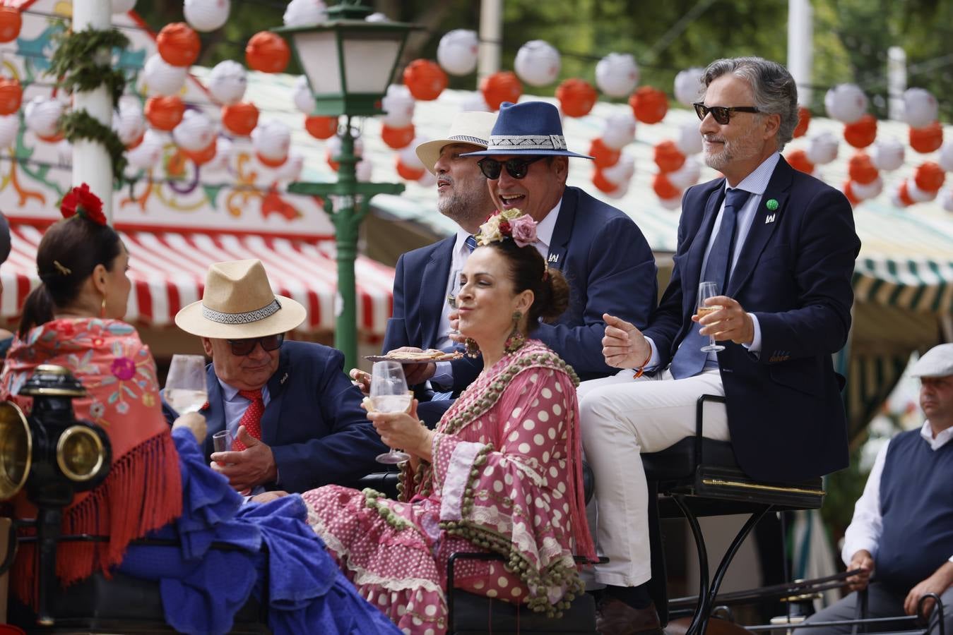 Ambiente este miércoles en la Feria de Sevilla