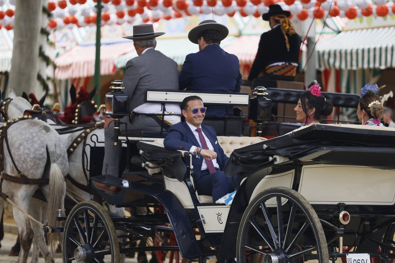 Ambiente este miércoles en la Feria de Sevilla