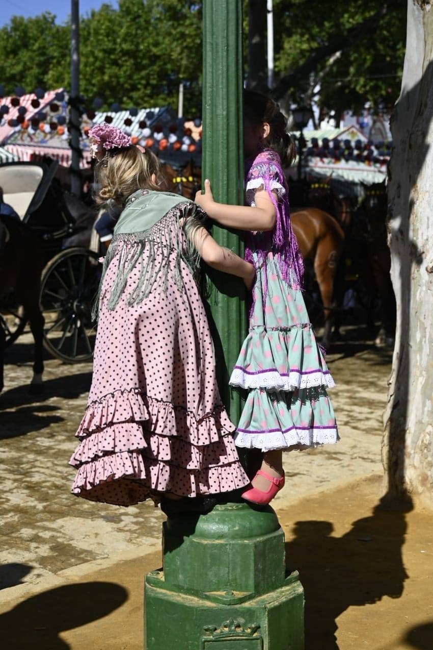Ambiente este miércoles en la Feria de Sevilla