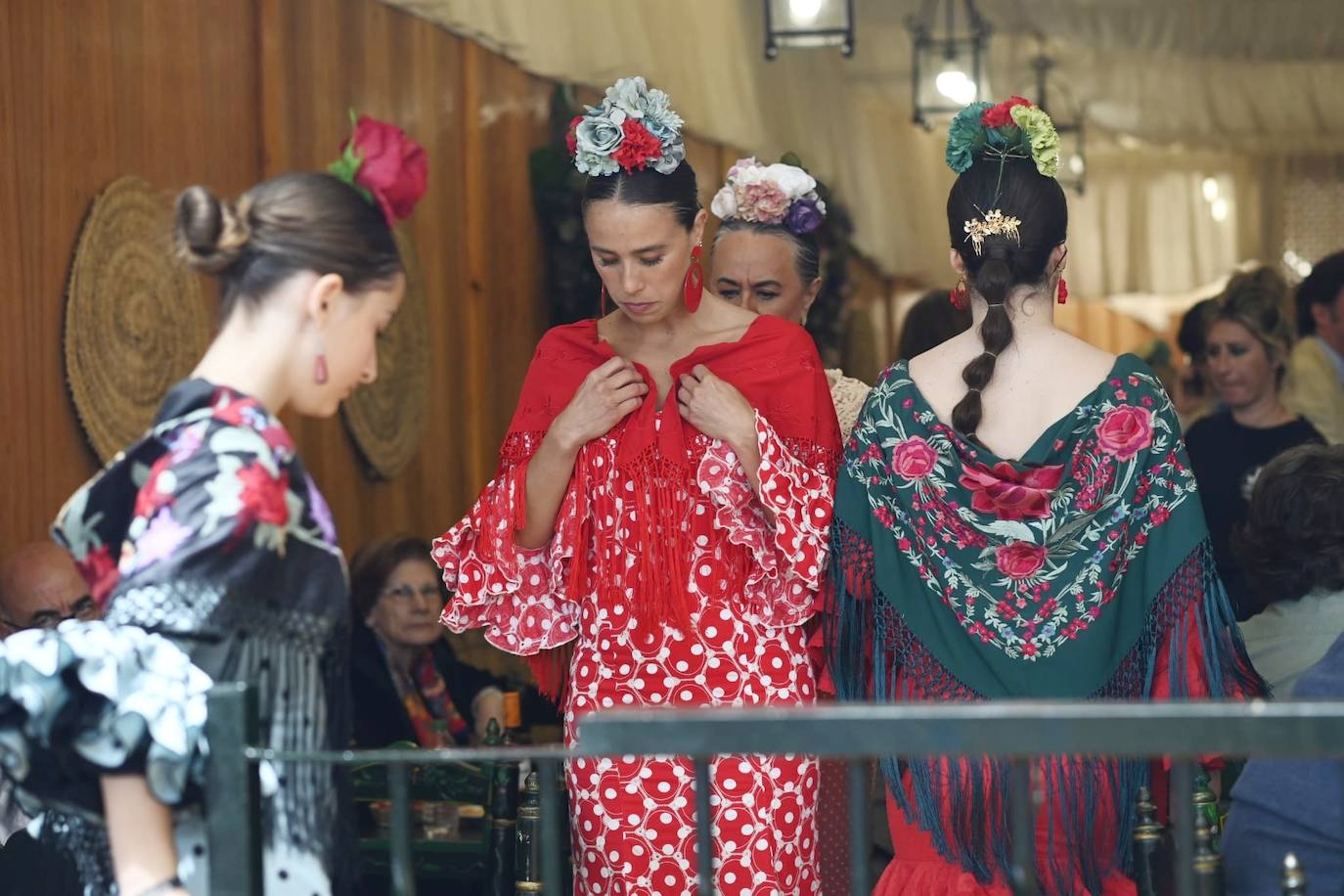 Ambiente este miércoles en la Feria de Sevilla