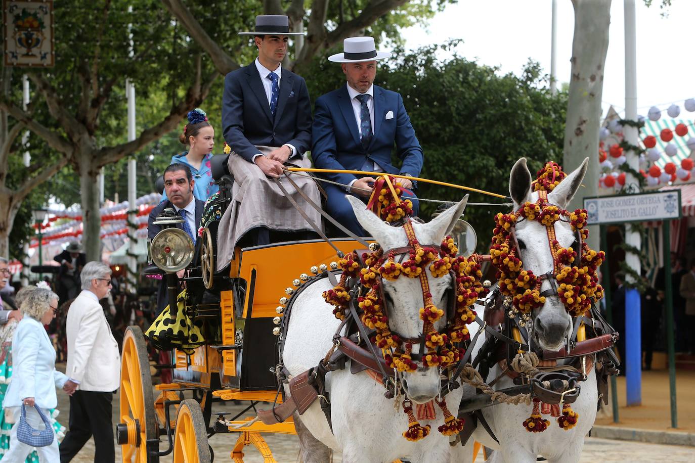 Ambiente este miércoles en la Feria de Sevilla