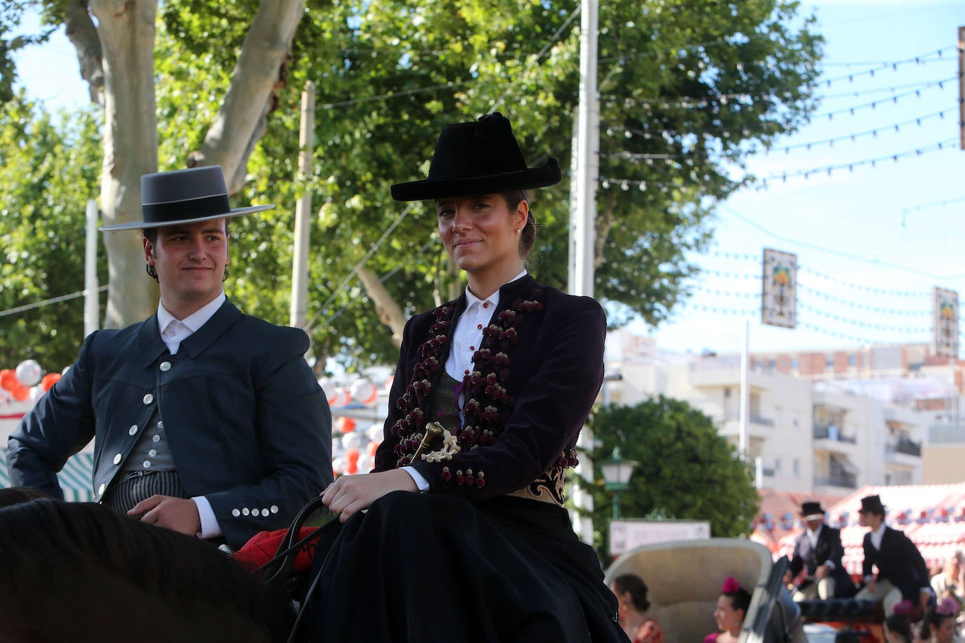 Ambiente este miércoles en la Feria de Sevilla