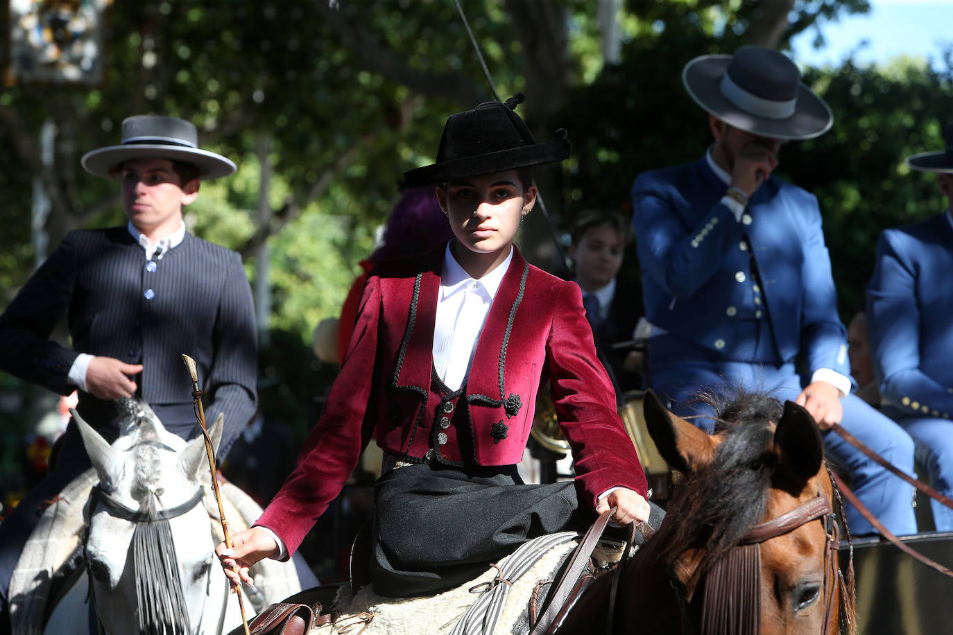 Ambiente este miércoles en la Feria de Sevilla