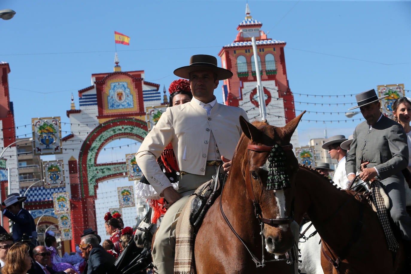 Ambiente este miércoles en la Feria de Sevilla