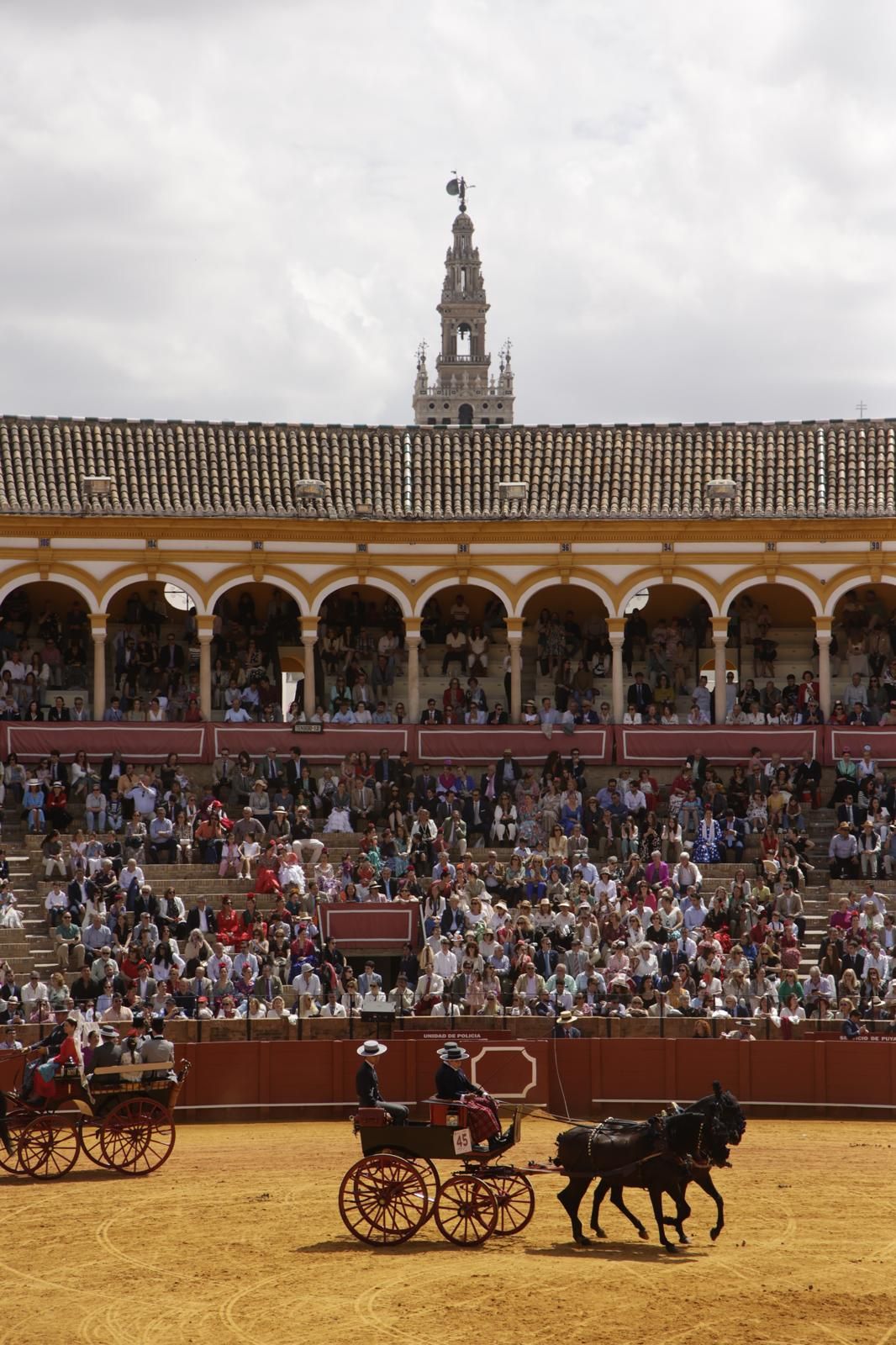 En imágenes, la Exhibición de Enganches en la Maestranza, un museo al aire libre