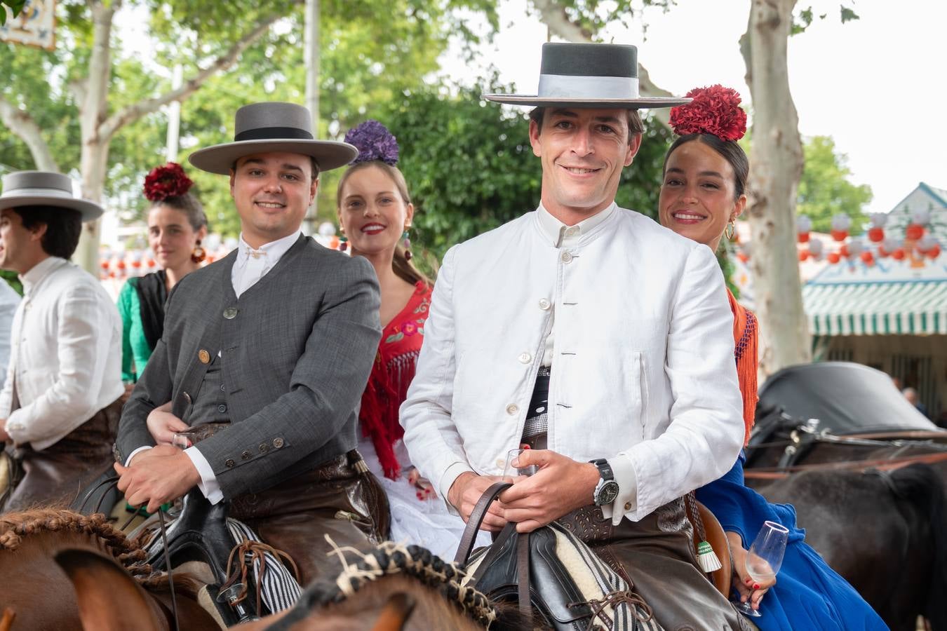 Carlos Núñez Pemán, Berta Cividanes, Lola Jacome y José Carvajal
