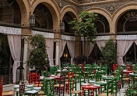 Este hotel de lujo de Sevilla se convierte en una caseta durante la feria