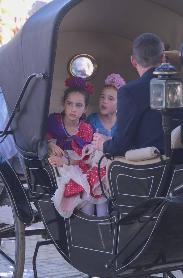 Ambiente en el real durante el viernes de feria