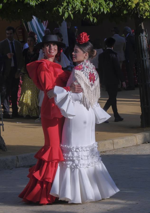 Ambiente en el real durante el viernes de feria