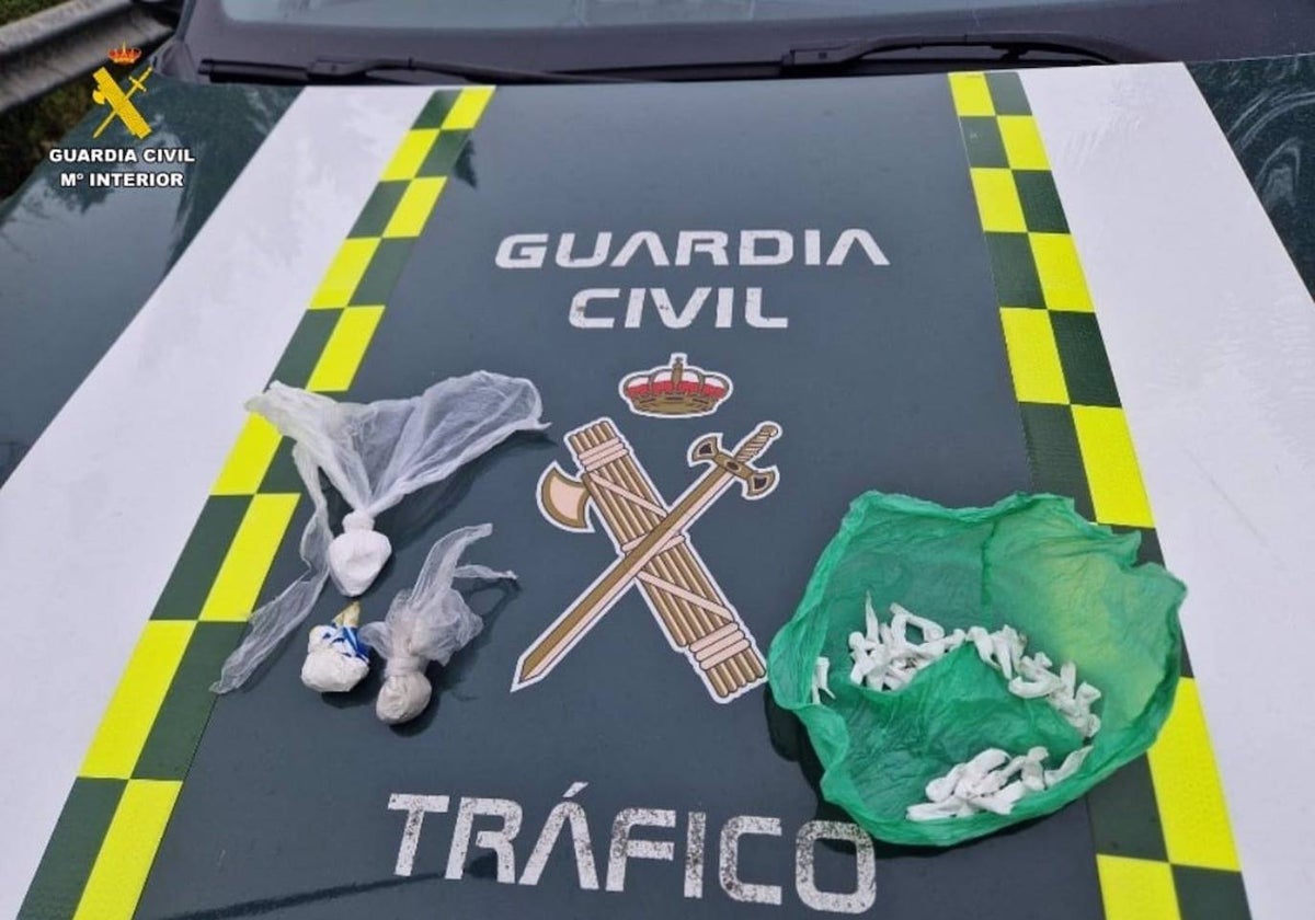 Sustancias incautadas por la Guardia Civil