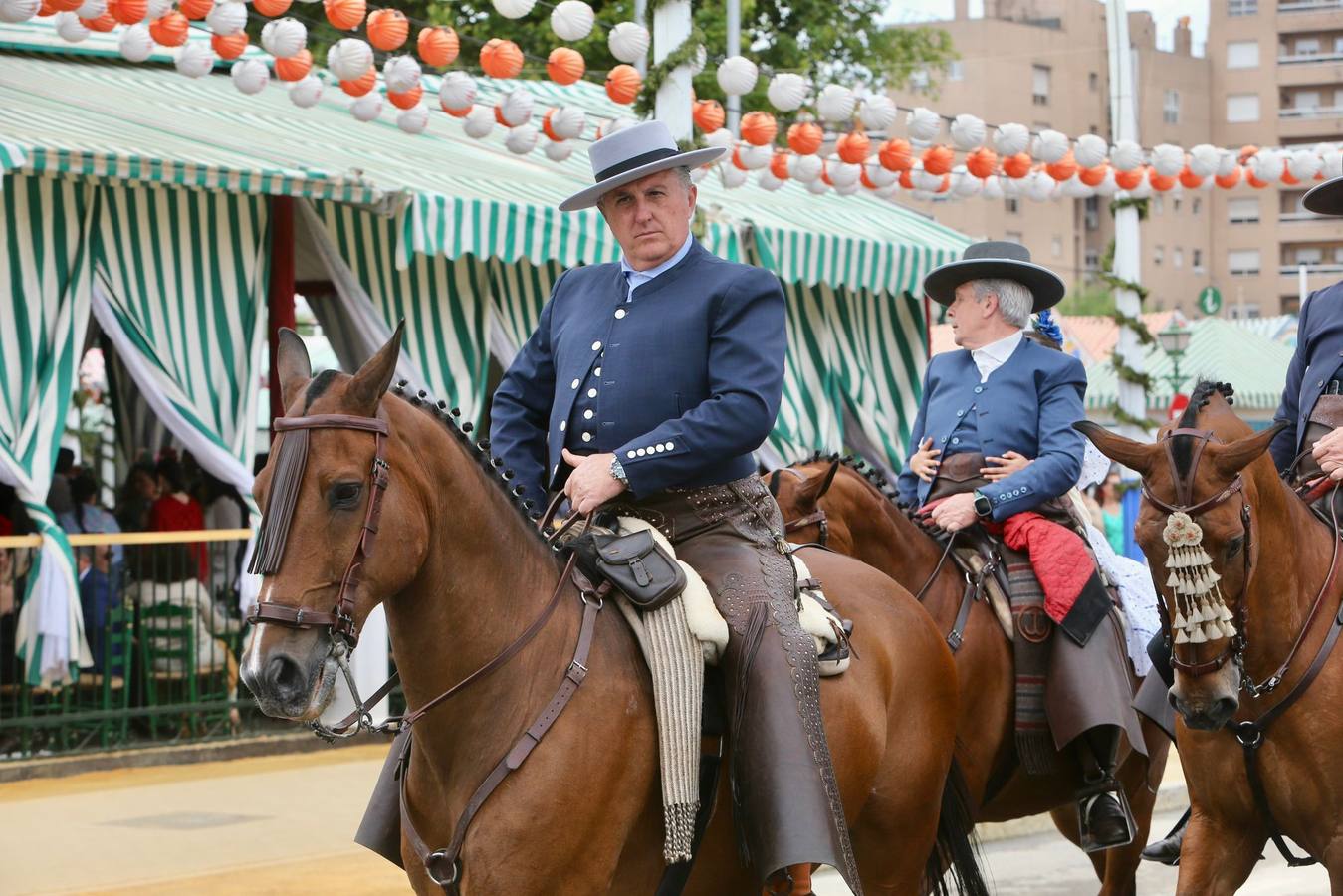 Ambiente festivo en el real, este sábado de Feria