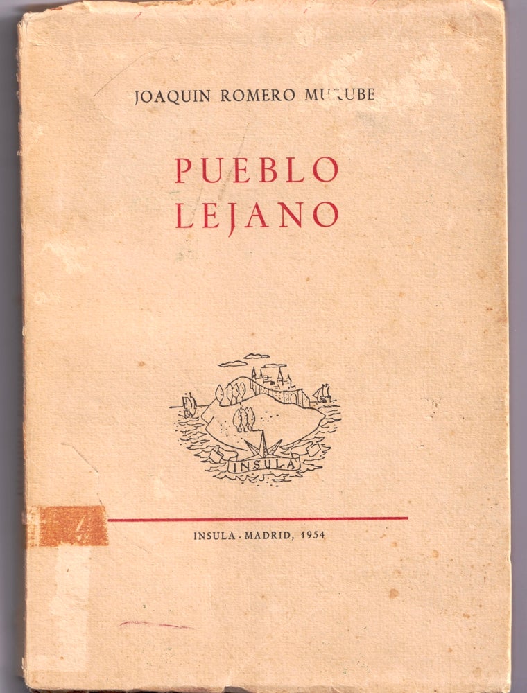 Portada de 'Pueblo lejano', que editó Ínsula en 1954