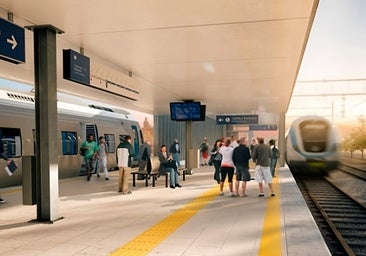 Recreación del nuevo tren de Cercanías de Chile