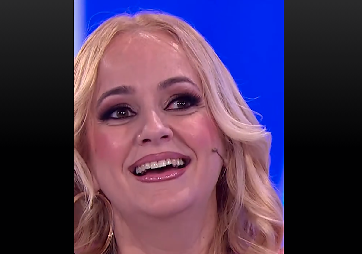 La Húngara durante el anuncio de su documental