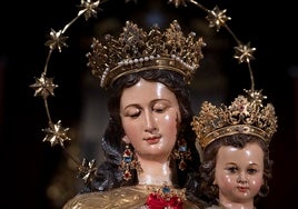 El besapié de María Auxiliadora de la Trinidad