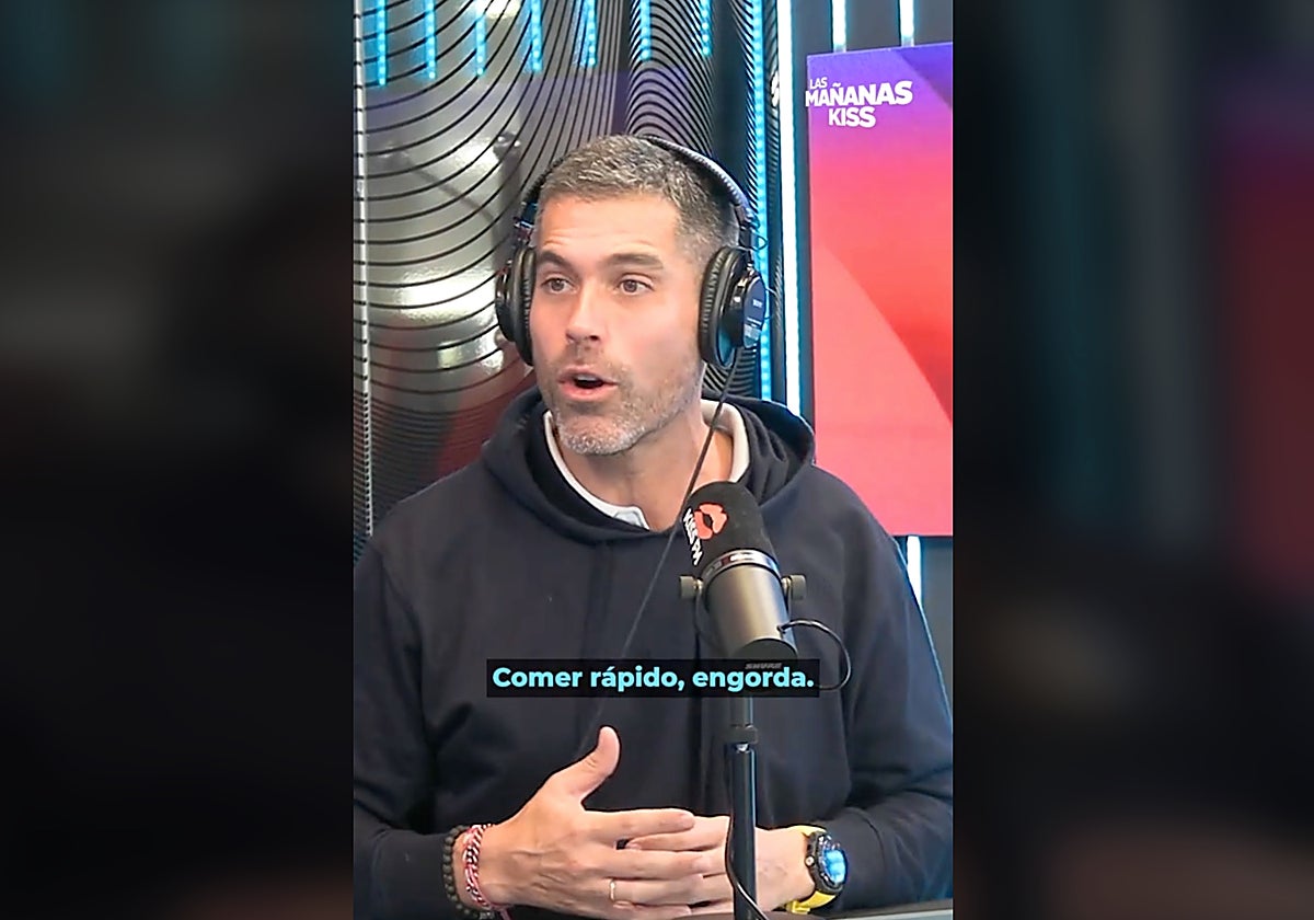 Pablo Ojeda durante su intervención en el programa 'Las Mañanas de Kiss'