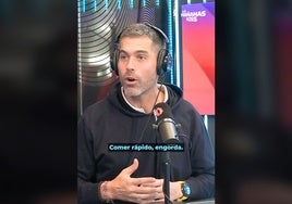 El nutricionista Pablo Ojeda explica el motivo por el que comer rápido engorda: «Hay una zona del cerebro…»