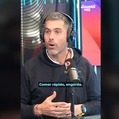 El nutricionista Pablo Ojeda explica el motivo por el que comer rápido engorda: «Hay una zona del cerebro…»
