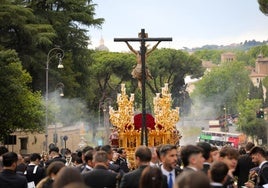 El Cristo de la Expiración por las calles de Roma